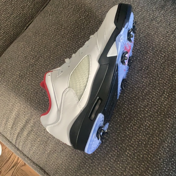 RARW AIR JORDAN 5 LOW GOLF 'FIRE RED' - Picture 6 of 6